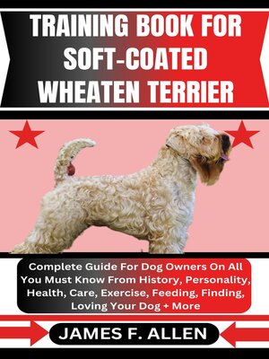 cover image of TRAINING BOOK FOR SOFT-COATED WHEATEN TERRIER